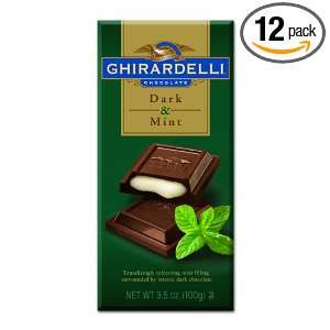 Ghirardelli Chocolate Dark & Mint Grocery & Gourmet Food