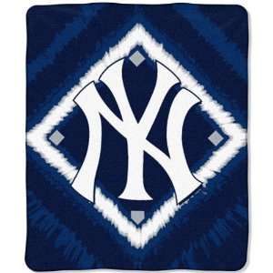  New York Yankees 50x60 Diamond Micro Raschel Throw Sports 