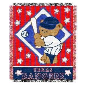  Texas Rangers 36x48 MLB Baby Blanket / Throw Sports 