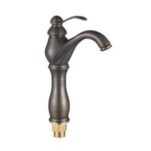   Single Handle Antique Brass Centerset Kitchen Faucet
