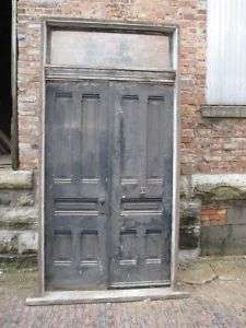 Victorian Double Front Door Set with Transom  