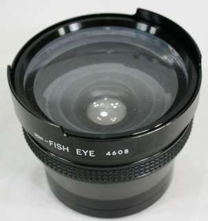 FIVE STAR SEMI FISH EYE Camera LENS # 4608 52mm with Caps & Padded 