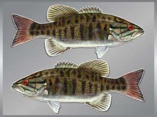 SMALLMOUTH BASS fishing vinyl decal FISH Sticker  