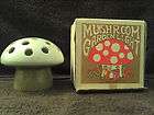 1968 vandor imports mushroom garden candle light holder nib made
