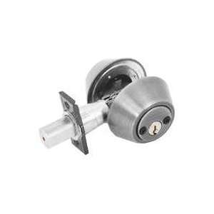  Double Cylinder Deadbolt Satin Stainless Steel (1 pack 