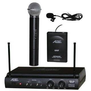 Audio2000 AWM 6032UL UHF Dual Channel Wireless Microphone System with 