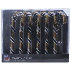 New Orleans Saints Candy Cane Ornament Box Set  Sports 