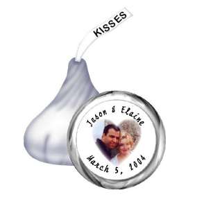240 Wedding Personalized Photo Candy Kisses Favor Kiss  