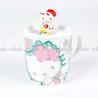 Hello Kitty Figure Porcelain Coffee Cup Tea Mug 2K5V  