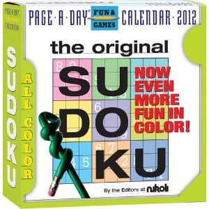   The Original Sudoku 2012 PAGE A DAY Box/Desk Calendar