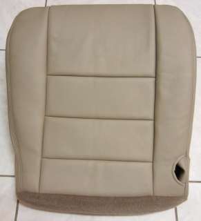 02 07 Ford F250 F350 Excursion Lariat Leather Driver Side Bottom Seat 