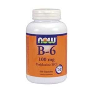  Vitamin B 6 Pyridoxine HCL 250 Caps 100 Mg   NOW Foods 