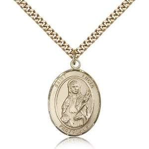  IceCarats Designer Jewelry Gift Gold Filled St. Lucia Of Syracuse 