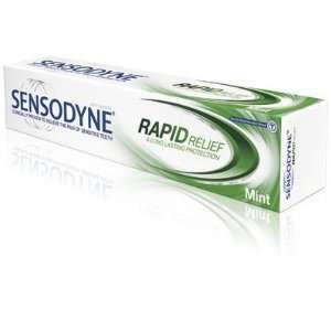  Sensodyne Rapid Relief for sensitive teeth Mint 75ml 3pack 