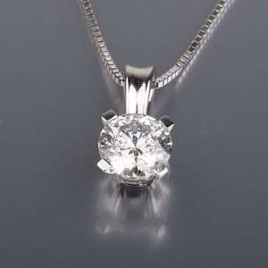   Ct VS certified Diamond solitaire Pendant w Gold 18k Jewelry