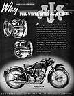 1955 AJS Model 16M 350 Motorcycle Original Ad