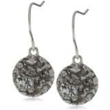 Kenneth Cole New York Starry Nights Large Blue Disk Drop Earrings 