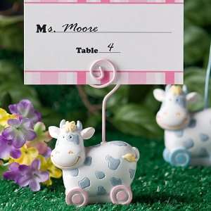 Wholesale Wedding Favors Unique Favors, Pink toy cow design place card 