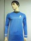 Deluxe SPOCK SHIRT BLUE Star Costume Trek science