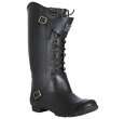 australia luxe black rubber duke shearling lined rain boots