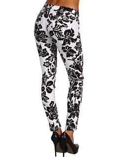 AG Adriano Goldschmied The Legging Ankle Graphic Floral Twill at 