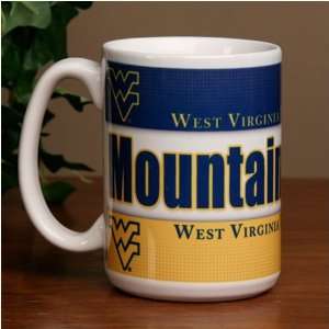  Mountaineers 15 oz Dye Sublimation Ceramic Coffee Mug West Virginia 