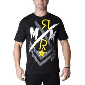 Metal Mulisha Rockstar Double M Mens Short Sleeve Sportswear Shirt 