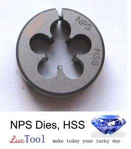 14 NPS Die, Pipe Die, Adjustable Round Die, HSS  