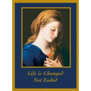  Madonna  Life is Changed Not Ended Mass Card Toys & Games