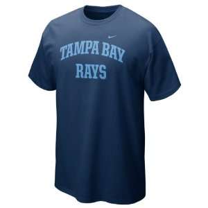  Tampa Bay Rays Navy Nike 2012 Arch T Shirt Sports 