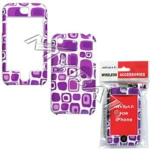  APPLE iPhone Purple Patterns Phone Protector Cover 