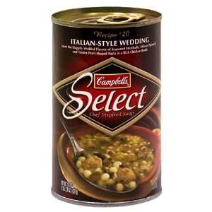 Campbells Select Chef Inspired Soup, Italian Style Wedding , 18.6 oz 