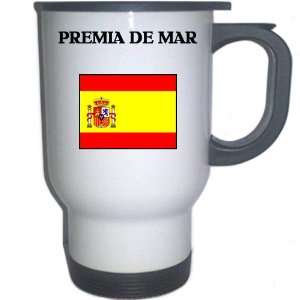  Spain (Espana)   PREMIA DE MAR White Stainless Steel Mug 