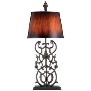  Artifact Hand Rubbed Bronze Metal Shade Table Lamp
