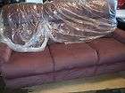 lt burgundy lazyboy dual recliner sofa local pick up only