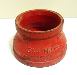 VICTAULIC 5 x 4 CONCENTRIC REDUCER No.50 GROOVED PIPE  