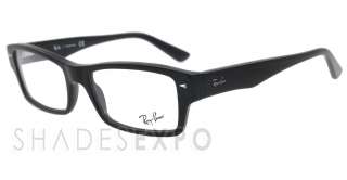 NEW Ray Ban Eyeglasses RB 5254 BLACK 2000 54MM RB5254 AUTH  