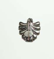 Lovely White Metal Abstract Angel Brooch Jane 5988  