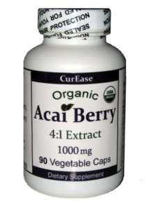 Organic Pure Acai Berry Extract 1000mg Burn Slim 90 Cap  