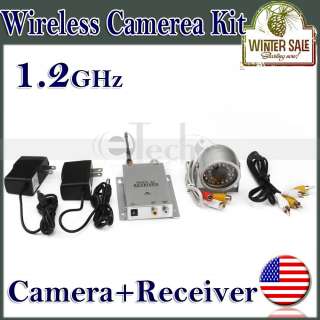 2GHz Security Wired/ Wireless Nanny CMOS color Camera A/V Receiver 