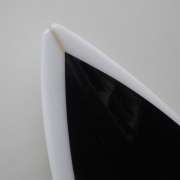 CHANEL Polyurethane & Fiberglass SURFBOARD Black CC  
