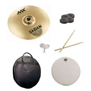 Sabian 18 Inch AAX X Plosion Crash Brilliant Finish Pack with Cymbal 
