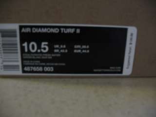   Diamond Turf II DEION SANDERS FRESHWATER Mens training shoes size 10.5