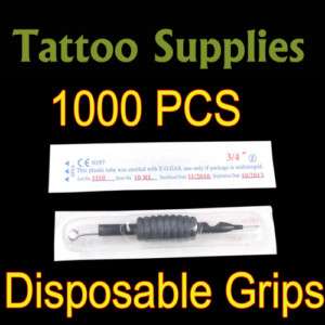 1000 TATTOO DISPOSABLE GRIPS TUBE Suited NEEDLES 3/4  