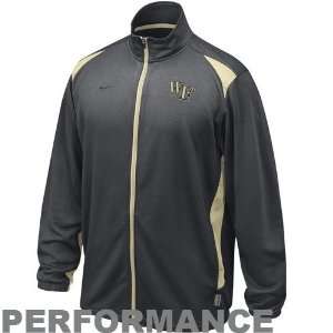 com Nike Wake Forest Demon Deacons Graphite Players Warm Up Training 