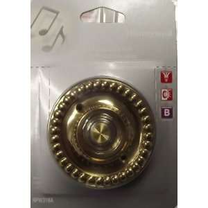   Wired Illuminated Brass Door Bell Push Button