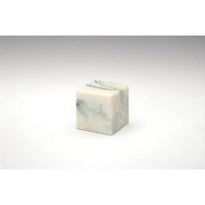 Teal Small Cube Cremation Urn   Engravable 