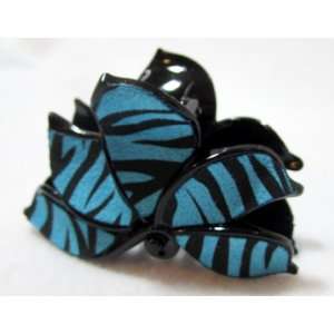  NEW Zebra Hair Claw Clip   Blue, Limited. Beauty