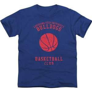 Louisiana Tech Bulldogs Club Slim Fit T Shirt   Royal Blue  