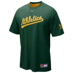   Athletics Green Tackle Twill Wordmark T shirt